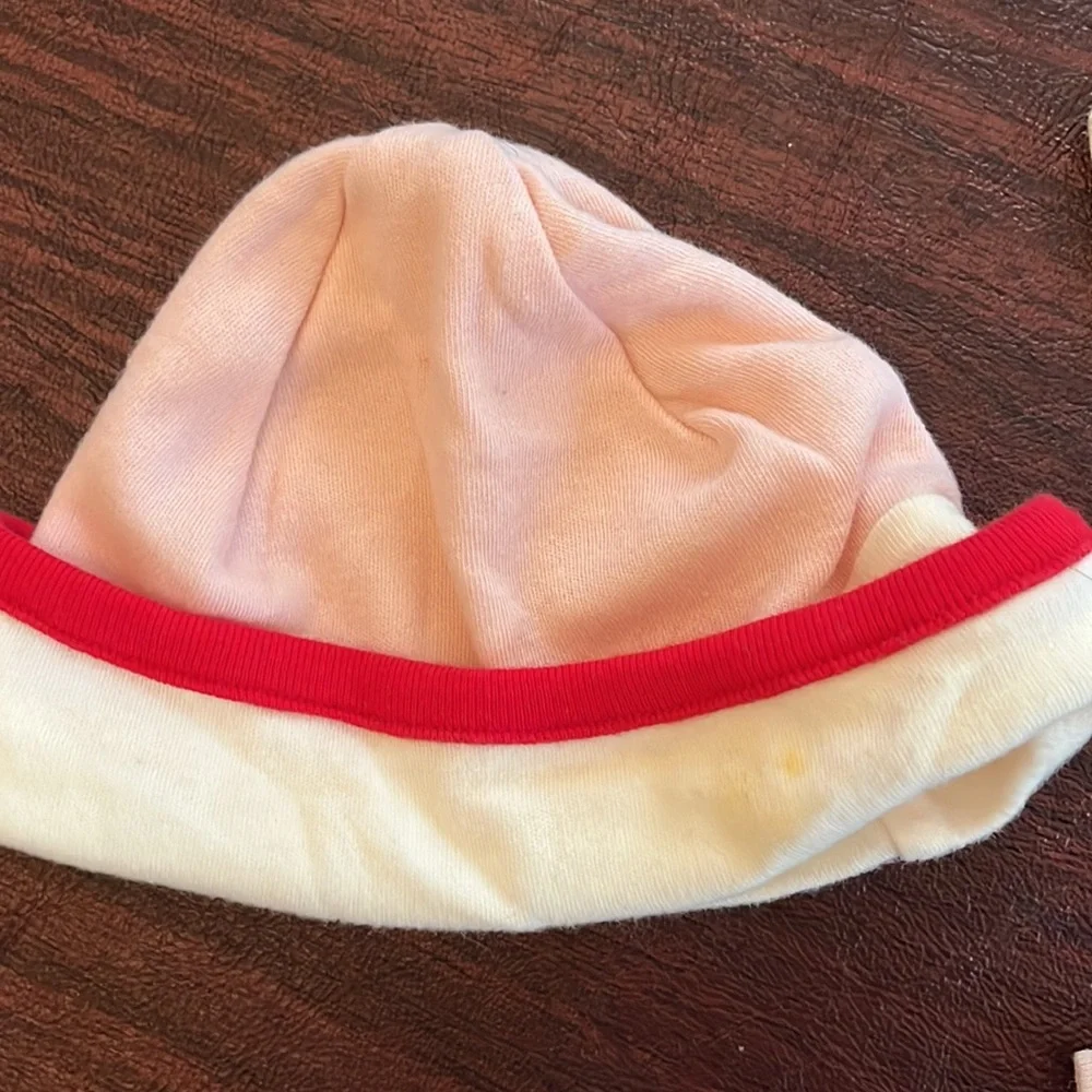 Tea Collection 3 piece pink/red set size 6 months